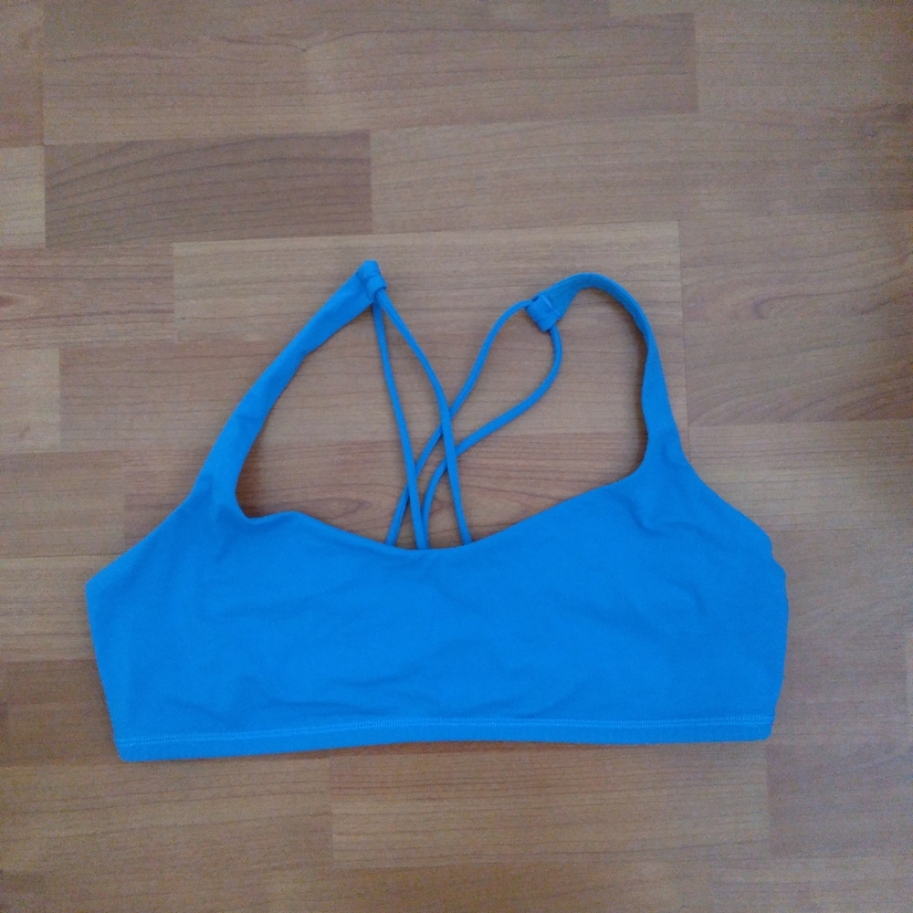Lululemon Free To Be Bra Pipe Dream Blue